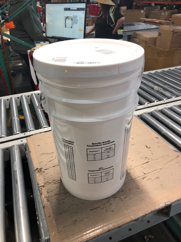 Photo 2 of ***BUCKET ONLY***
FastRack Fermentation Bucket with Airlock, Home Brewing Wine Fermenter 6.5G Bucket with Airlock, 100% Food Grade-BPA Free Fermenting Bucket for Your Beer