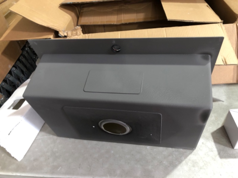 Photo 1 of ***MAJOR DAMAGE - BENT AND WARPED - SEE PICTURES***
KINKIB 28 inch Drop-in Kitchen Sink, Stainless Steel Topmount Kitchen Sink Single Bowl, 9 Inch Deep Handmade Overmount Sink with Strainer Brushed Stainless Steel 28"L x 18"W x 9"D
