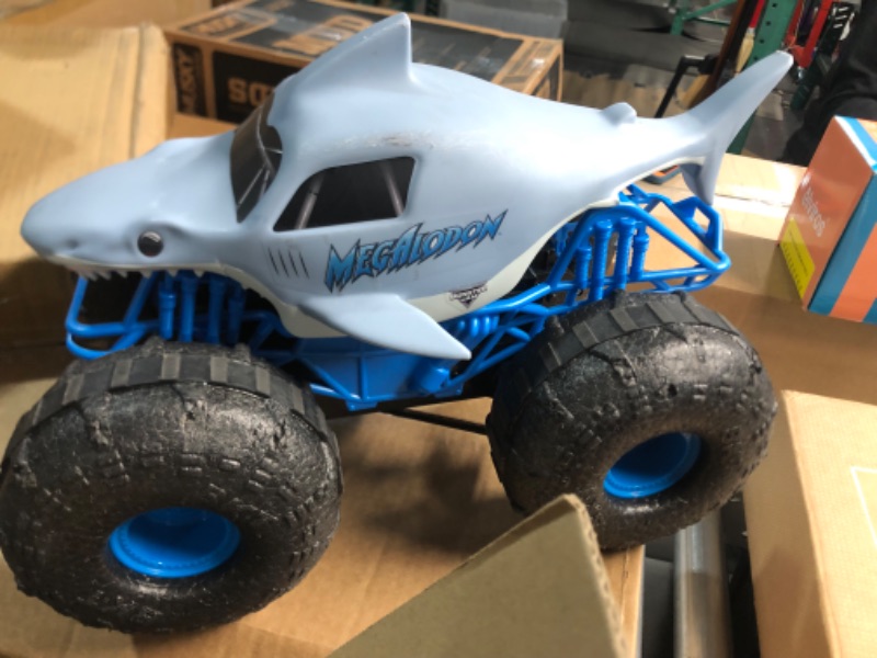 Photo 3 of ****READ NOTES****
Monster Jam, Official Megalodon Storm All-Terrain Remote Control Monster Truck Toy Vehicle, 1:15 Scale All-terrain: Megalodon Storm