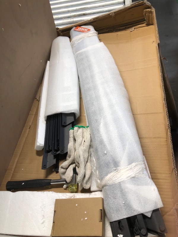 Photo 1 of VEVOR Storage Shelving Unit, 5-Tier Adjustable, 2000 lbs Capacity, Heavy Duty Garage Shelves Metal Organizer Utility Rack, Black, 36" L x 18" W x 72" H for Kitchen Pantry Basement Bathroom Laundry