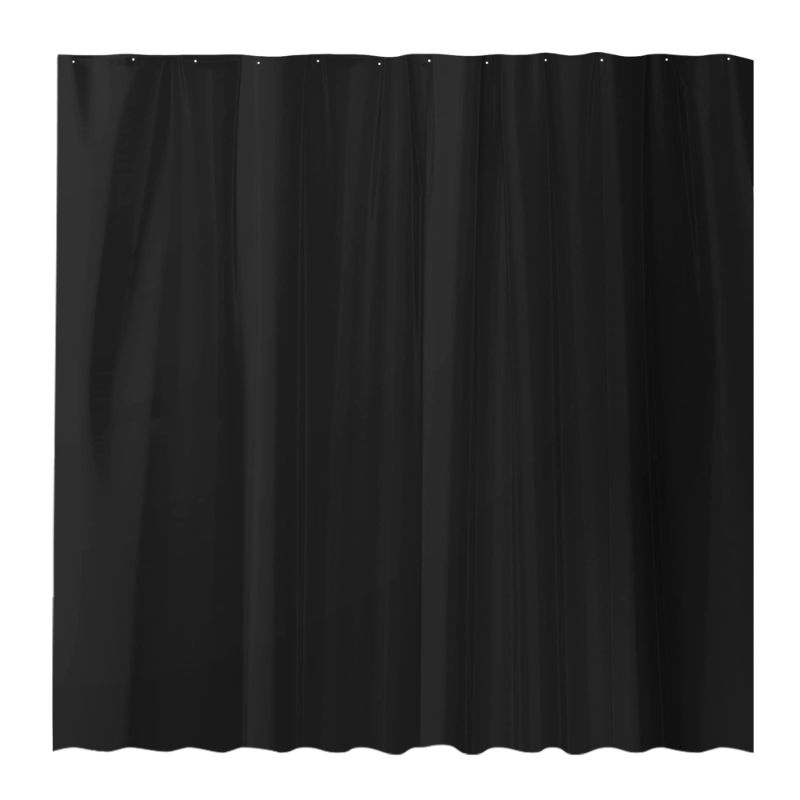 Photo 1 of ***NON-REFUNDABLE (3 PACK) BUNDLE***
Allenjoy 72x72 Inch Standard Waterproof Black Shower Curtain Liner with Privacy, Durable, Lightweight