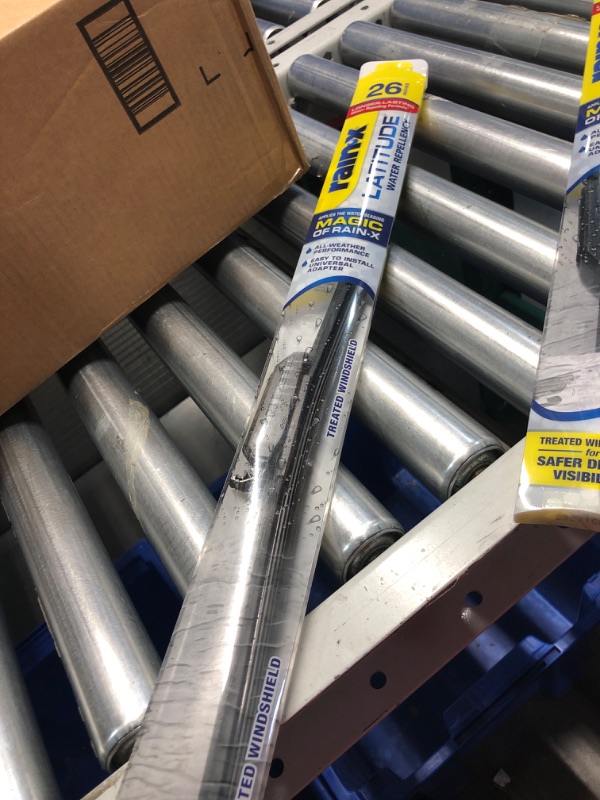Photo 1 of Rain-X 810163 Latitude 2-In-1 Water Repellent Wiper Blades, 26" and 16" Windshield Wipers (Pack Of 2), Automotive Replacement Windshield Wiper Blades With Patented Rain-X Water Repellency Formula 26" and 16" Combo