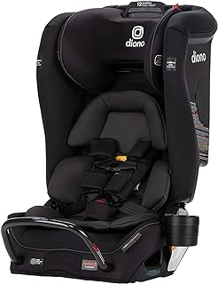 Photo 1 of Diono Radian 3RXT SafePlus, 4-in-1 Convertible Car Seat, Rear and Forward Facing, SafePlus Engineering, 3 Stage -Infant Protection, 10 Years 1 Car Seat, Slim Fit 3 Across, Black Jet 3RXT SafePlus Black Jet