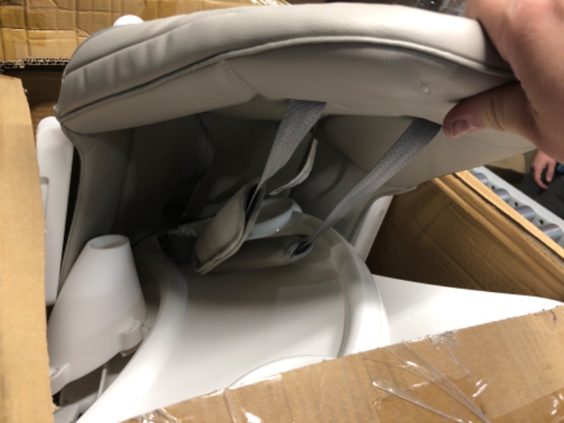 Photo 2 of ***USED - MISSING HARDWARE - UNABLE TO VERIFY FUNCTIONALITY***
HONEY JOY Baby High Chair, 5-in-1 Convertible Wooden Highchair for Babies and Toddlers/Table and Chair Set/Booster Seat/Toddler Chair with Safety Harness, 4-Position Removable Feeding Tray (Gr