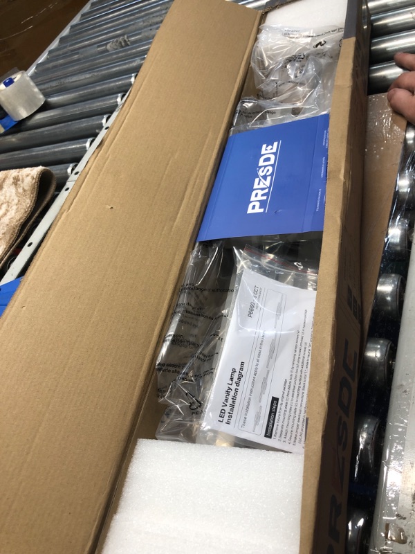 Photo 1 of PRESDE Bathroom Light Fixtures Over Mirror 5 Color Changeable Bathroom Vanity Light 32inch Modern Brushed Nickel LED Bath Wall Lighting Bar Dimmable 5CCT Nickle-5 color temperatures 32inch