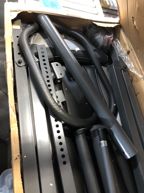 Photo 2 of ***USED - LIKELY MISSING PARTS - UNABLE TO VERIFY FUNCTIONALITY***
Innova Itx9900 Heavy Duty Deluxe Inversion Table with Air Lumbar Support