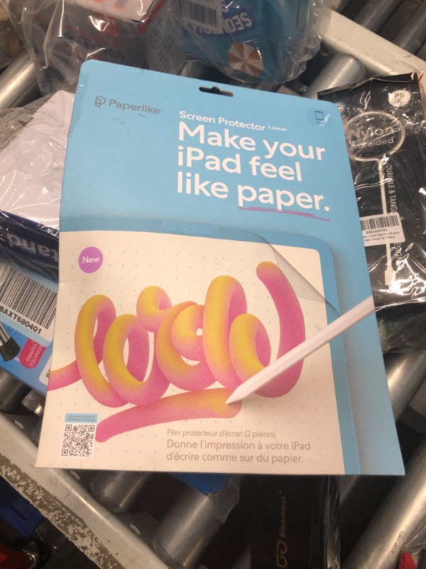 Photo 2 of (package ben a bit)
Paperlike 2.1 (2 Pieces) for iPad 10.2" (2019/20/21) 9th Generation - Transparent Screen Protector for Notetaking and Drawing like on Paper