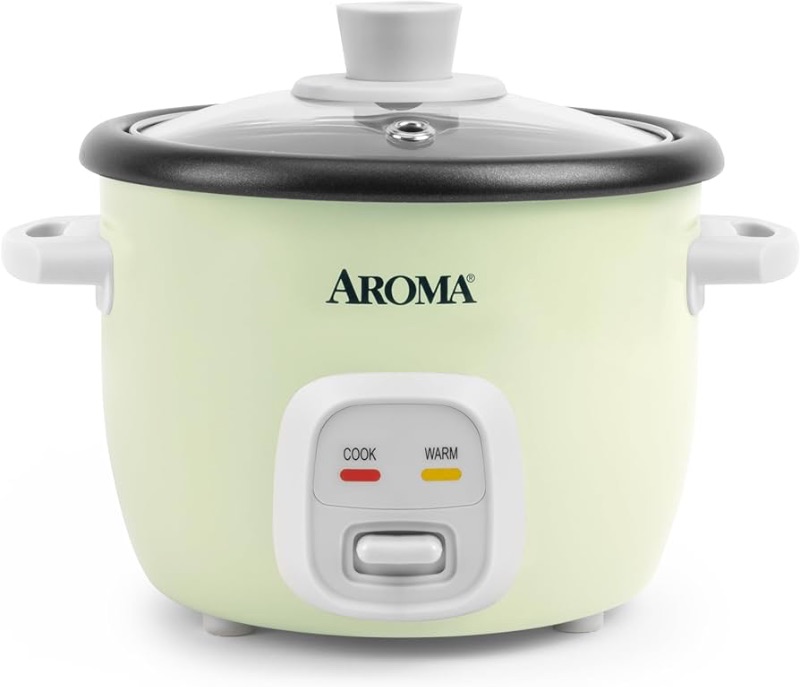 Photo 1 of ***PARTS ONLY*** AROMA® Mini Rice Cooker, 2-Cup (Uncooked) / 4-Cup (Cooked), Grain Cooker, Soup Maker, Oatmeal Cooker, Auto Keep Warm, 1 Qt, Light Green