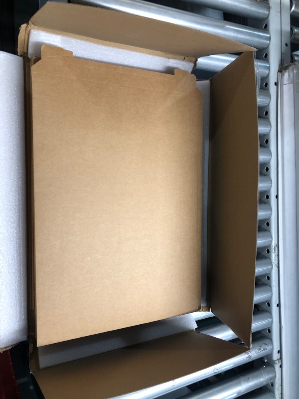 Photo 1 of Juvale Rigid Mailing Envelopes, Kraft Brown Stay Flat Mailers (13 x 18 in, 25 Pack)