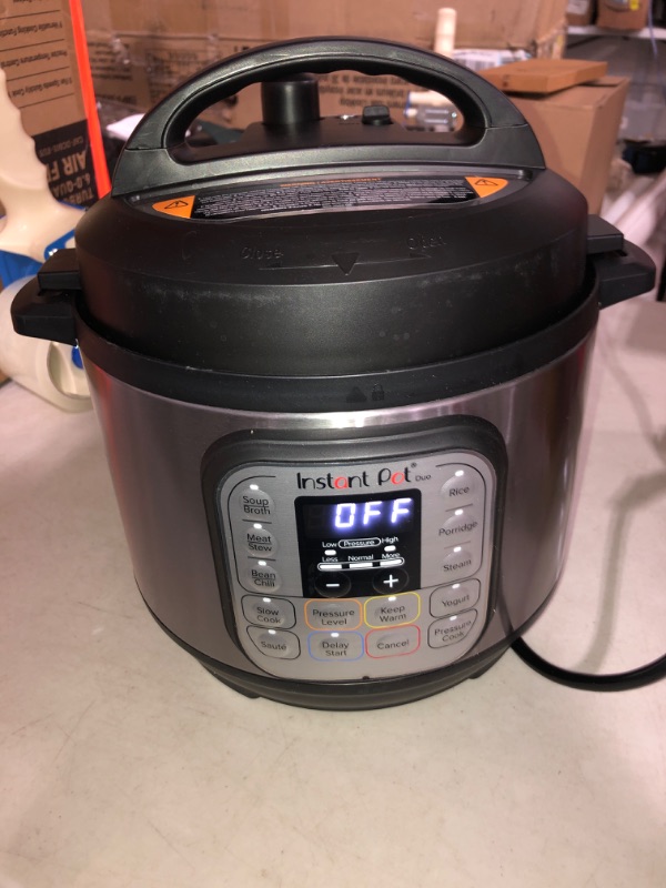 Photo 4 of (NON-REFUNDABLE) Instant Pot Duo 7-in-1 Electric Pressure Cooker, Slow Cooker, Rice Cooker, Steamer, Sauté, Yogurt Maker, Warmer & Sterilizer, Includes App With Over 800 Recipes, Stainless Steel, 3 Quart 3QT Duo