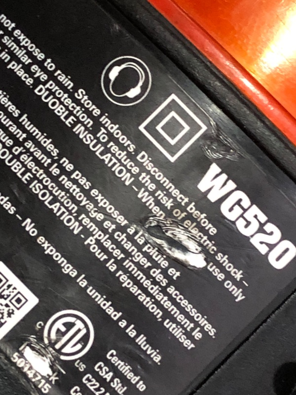 Photo 6 of (see all images) WORX WG520 12 Amp TURBINE 600 Electric Leaf Blower Corded Turbine Blower