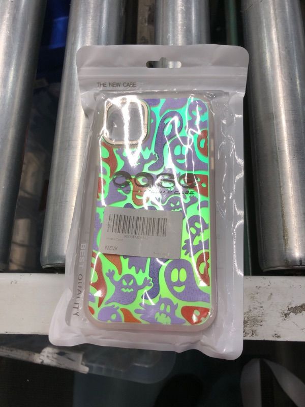 Photo 2 of Halloween Phone 11 Case Clear Cute Ghost Phone Case Trippy Spooky Holographic