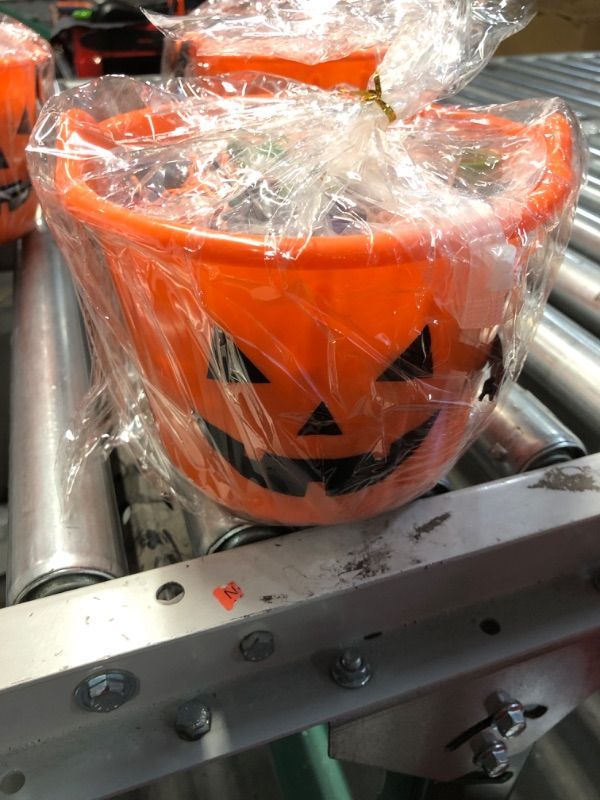 Photo 1 of 161 Pcs Halloween Trick or Treat Toys with Pumpkin Bucket