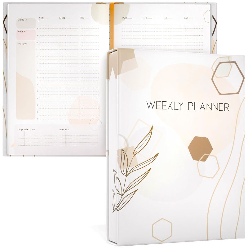 Photo 1 of Undated Weekly Monthly Planner | Time Blocking Planner with 2024 Calendar