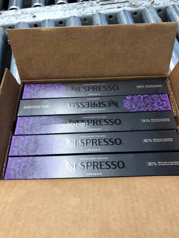 Photo 2 of ***NON-REFUNDABLE  BEST BY 11/30/2024***
Nespresso Capsules  10 Count (Pack of 5)