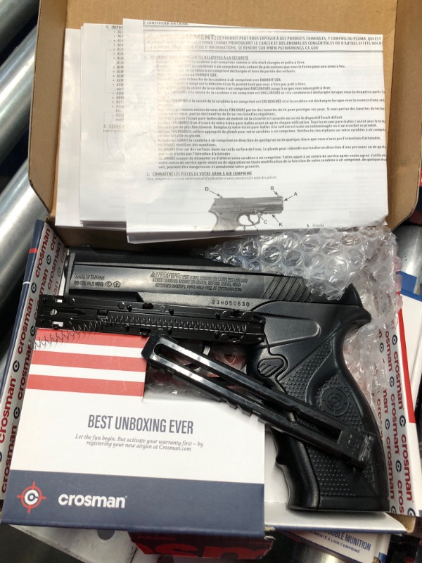 Photo 2 of ***USED - LIKELY MISSING PARTS - UNABLE TO VERIFY FUNCITONALITY***
Crosman C11 Semi-Auto Air Pistol (BB) Standard Packaging