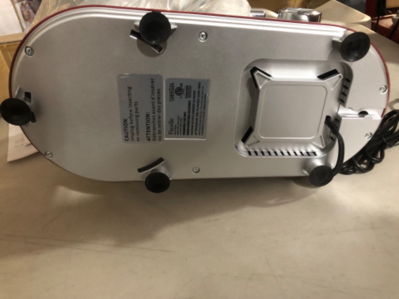 Photo 10 of ***PARTS ONLY/NON-RETURNABLE*USED*SUPPORT HINGE BROKEN*PICTURED***
Facelle Electric Stand Mixer, 660W 6 Speed Kitchen Mixer with Pulse Button, Attachments include 6.5 Quart Bowl, Dishwasher Safe Beater, Dough Hook, Whisk & Splash Guard for Baking,Cakes,Co