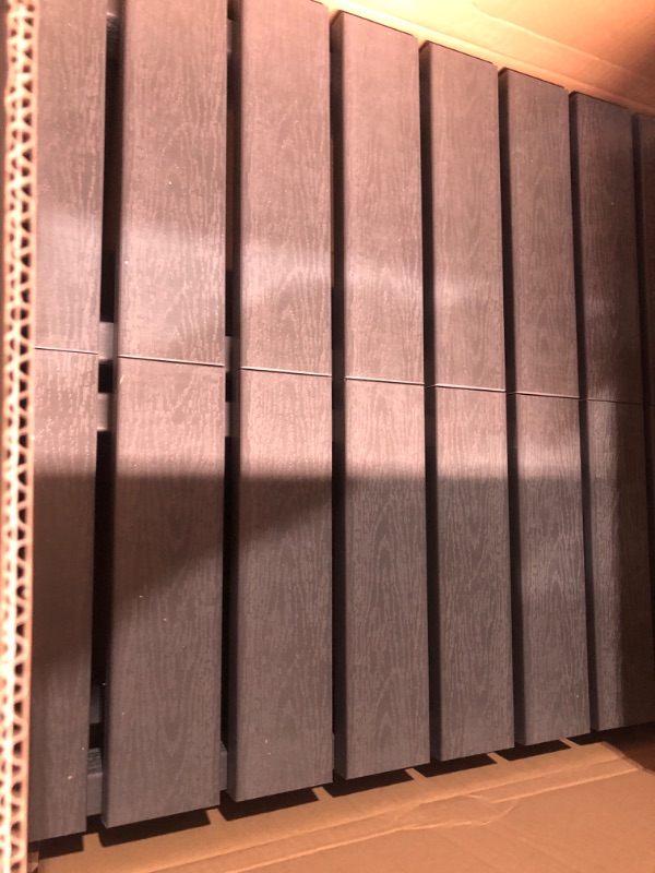 Photo 1 of DoubleFill Hot Tub Steps Universal Spa Steps Polymer Wood Outdoor Steps Hot Tub Stairs Waterproof No Slip Tub Spa Steps, 24.8 x 21.3 x 15.8 Inch, Gray