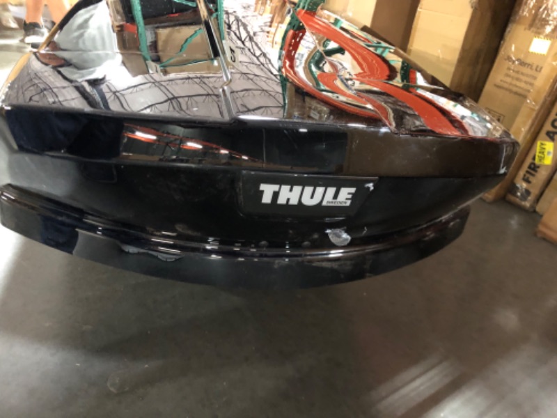 Photo 4 of (used)(see images for damage) Thule Motion XT Rooftop Cargo Carrier Xl (18 Cu Ft) Black