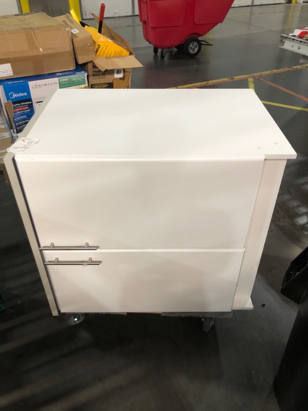 Photo 1 of (READ FULL POST) Prepac Elite 32" Storage Cabinet, White Storage Cabinet, Base Cabinet, Bathroom Cabinet with 1 Adjustable Shelf 24" D x 32" W x 36" H, WEB-3236