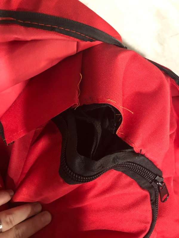 Photo 1 of ***DAMAGE TO ZIPPER*BAG SLICED WITH BOXCUTTER*PICTURED***
VEVOR Camping Kitchen Table, Aluminum Portable Folding Station with 4 Storage, 4 Detachable Legs and Carry Bag Quick Installation
