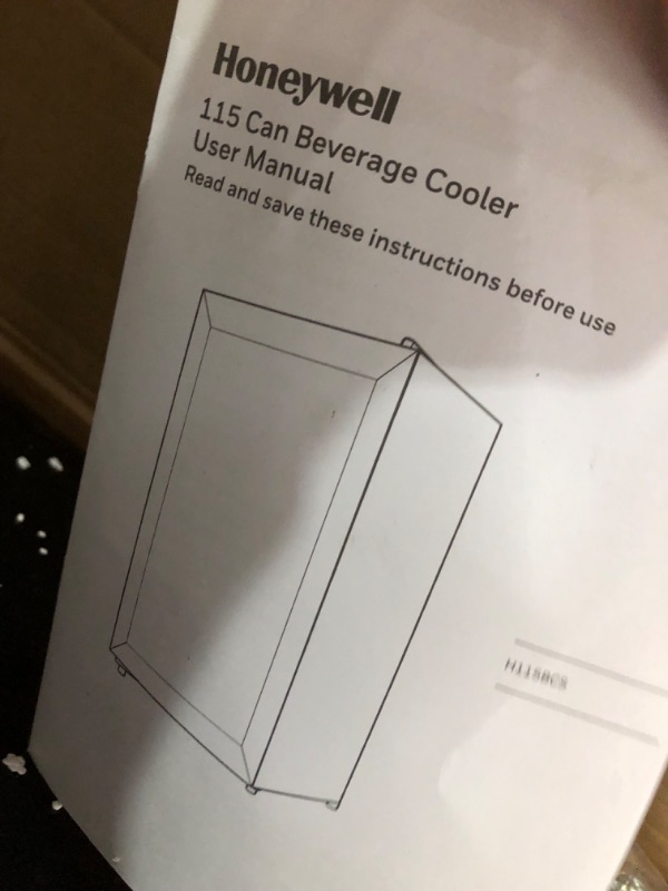 Photo 4 of Honeywell Beverage Refrigerator and Cooler, 115 Can Mini Fridge with Glass Door for Soda Beer or Wine for Office 