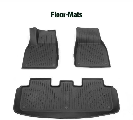 Photo 1 of (NON-REFUNDABLE) LDCRS Tesla Model Y Floor Mats - Interior & Trunk Weather Mats Set - Premium 3D Waterproof Car Mats Without Logo 