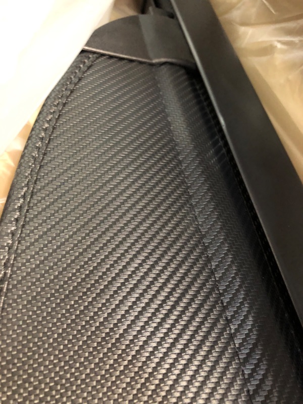 Photo 4 of Automiim Cargo Cover Compatible with Kia Sorento 2023 2022 2021 Trunk Cover Retractable Security Shield Shade Carbon Fiber Texture