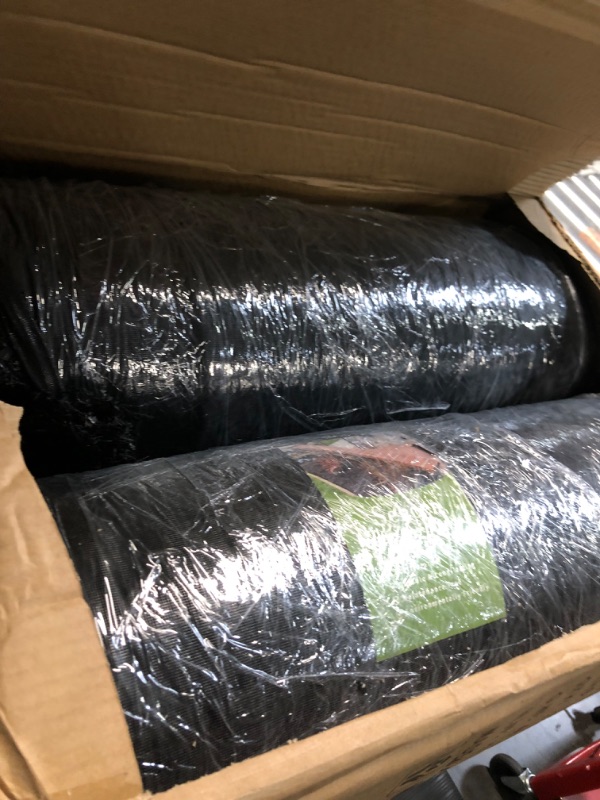 Photo 2 of 2 Pack Rubber Mulch Mat Roll for Landscaping Recycled Rubber Walkway Black Permanent Mulch Pathway 8' x 2'