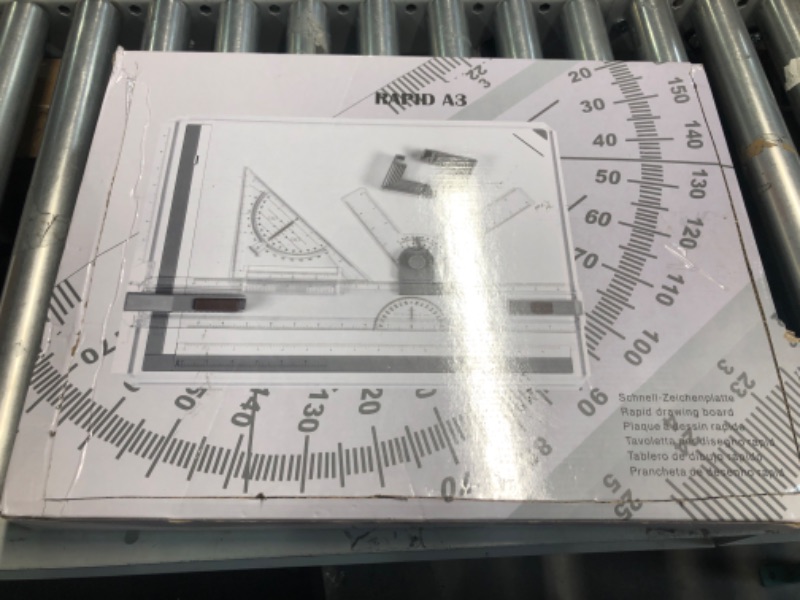 Photo 2 of Frylr Metric A3 Drawing Board Drafting Table Multifunctional Drawing Board Table with Clear Rule Parallel Motion and Angle Adjustable Measuring System