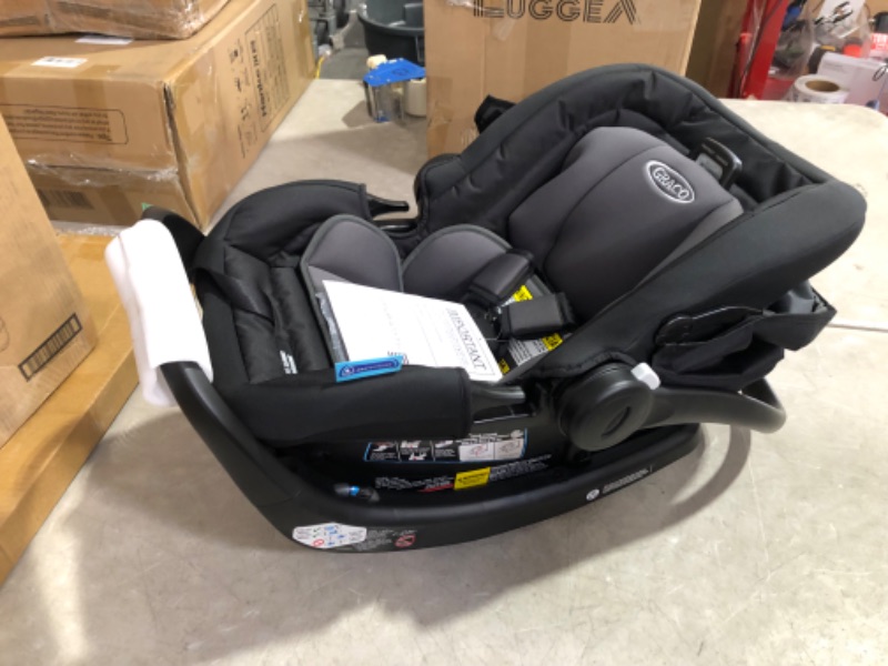 Photo 5 of ***USED - LIKELY MISSING PARTS - UNABLE TO VERIFY FUNCTIONALITY***
Graco SnugFit 35 Infant Car Seat | Baby Car Seat with Anti Rebound Bar, Gotham With Anti-Rebound Bar 1 Count (Pack of 1) Gotham