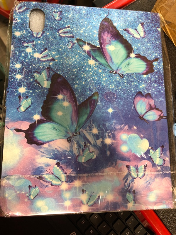 Photo 1 of iPad10th generation blue butterfly case