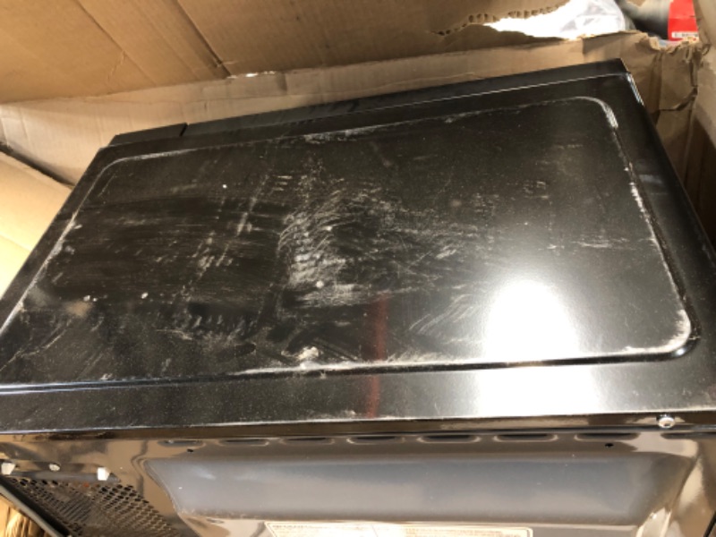 Photo 3 of **DIRTY AND SCRATCHED***SHARP ZSMC1161HB Oven with Removable 12.4" Carousel Turntable, Cubic Feet, 1000 Watt Countertop Microwave, 1.1 CuFt, Black