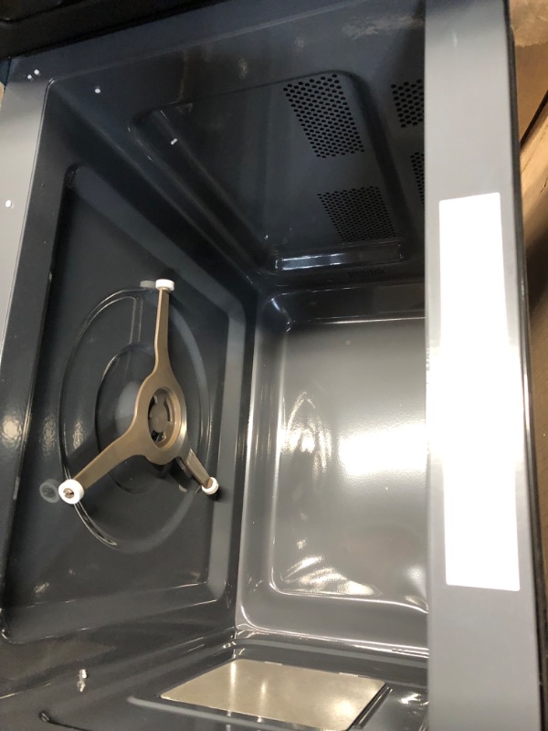 Photo 2 of **DIRTY AND SCRATCHED***SHARP ZSMC1161HB Oven with Removable 12.4" Carousel Turntable, Cubic Feet, 1000 Watt Countertop Microwave, 1.1 CuFt, Black