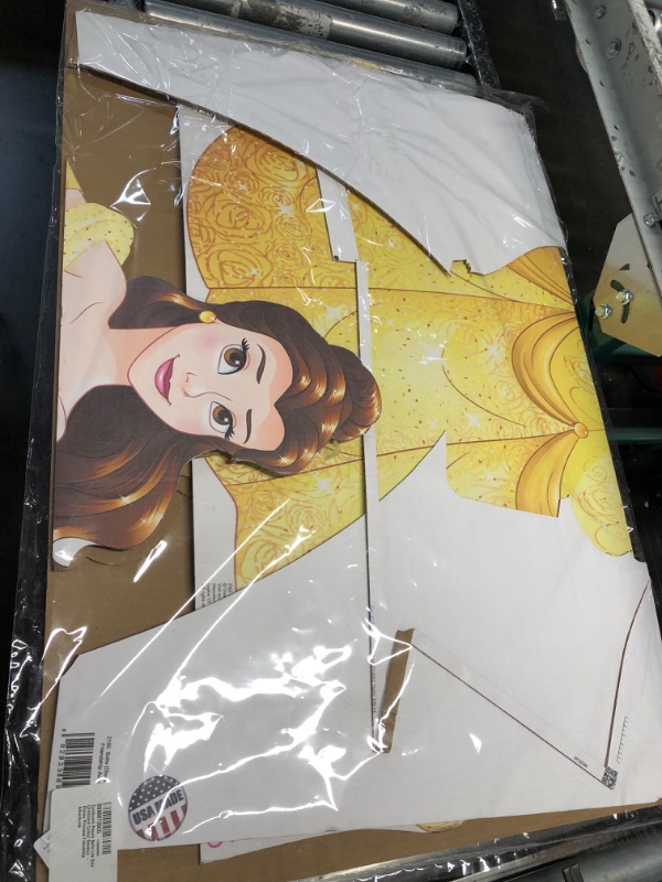 Photo 4 of **IMPERFECTIONS AND SLIGHTLY BENT***Advanced Graphics Belle Life Size Cardboard Cutout Standup - Disney Princess Friendship Adventures Belle (Disney Princess Friendship Adventures)