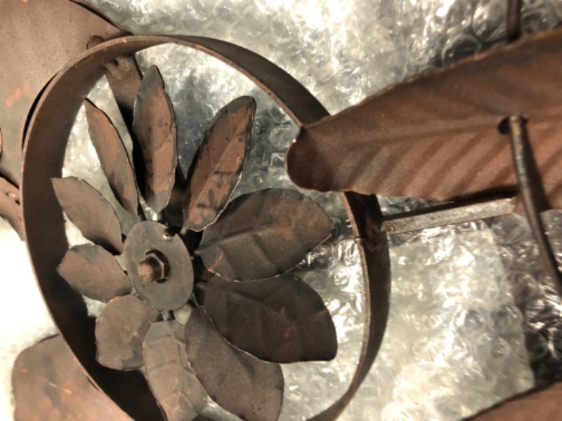 Photo 4 of ***USED - MAJOR DAMAGE - BENT AND SNAPPED - SEE PICTURES***
Red Carpet Studios 34265 Metal Rustic Windmill, Medium Rooster