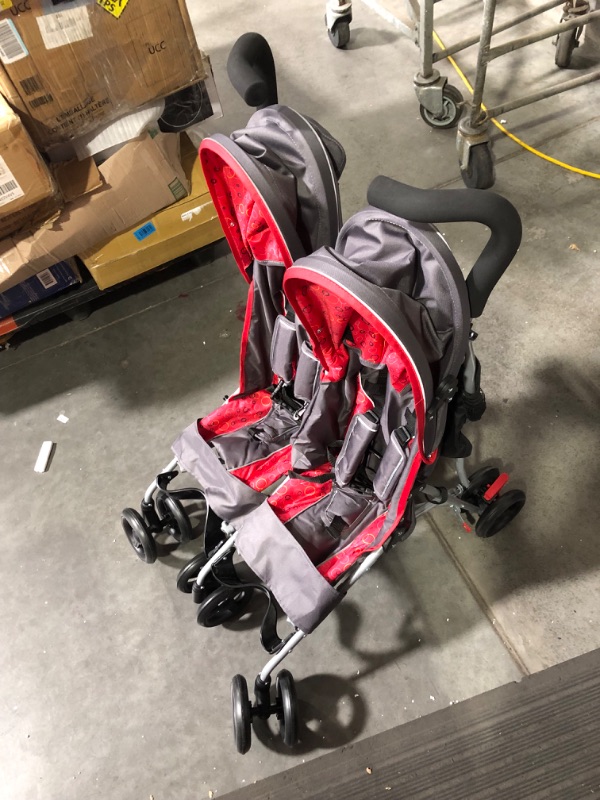 Photo 4 of ***NONREFUNDABLE - MAJOR DAMAGE - FOR PARTS ONLY - SEE COMMENTS***
Delta Children City Street LX Side by Side Stroller, Grey