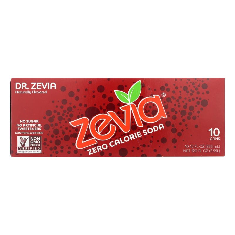 Photo 1 of ***NONREFUNDABLE, EXP 3/20/24***
Zevia Dr Zevia Soda 10 Cans, 12 FZ Dr. Zevia 12 Fl Oz 