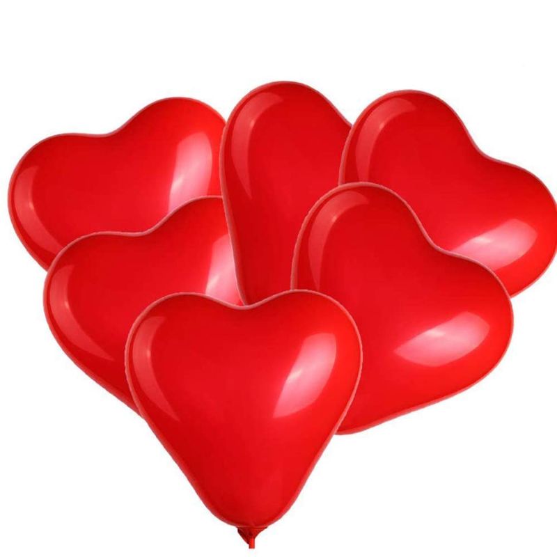 Photo 1 of ***NONREFUNDABLE 2 PACK BUNDLE***
BinaryABC Red Heart Shaped Latex Balloons,10Inch,50Pcs(Red)