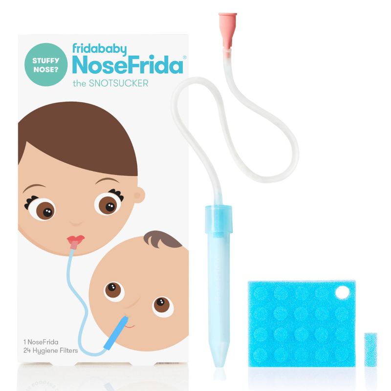 Photo 1 of Frida Baby Nasal Aspirator NoseFrida the Snotsucker with 24 Extra Hygiene Filters 