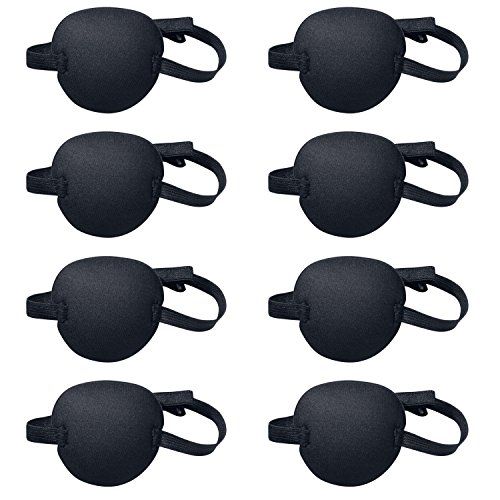 Photo 1 of ***NONREFUNDABLE 2 PACK BUNDLE***
Favourde 8 Pack Black Eye Patch Strabismus Adjustable Eye Patch 