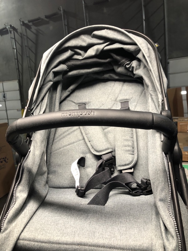 Photo 6 of **NON  REFUNDABLE NO RETURNS SOLD AS IS**
**SIGNS OF PREVIOUS USE (SEE PHOTOS)**
Mompush Meteor 2 Baby Stroller 2-in-1 with Bassinet Mode - Black