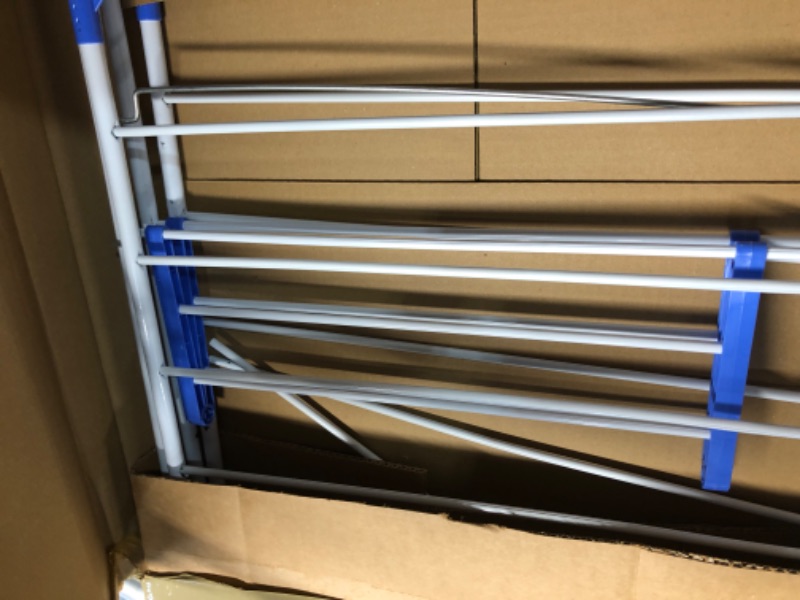 Photo 1 of **SIGNS OF LIGHT USE (SEE PHOTOS)**
Clothes Drying Rack, Gullwing Laundry Rack, Collapsible - Blue 68.9*23.6*42.5in