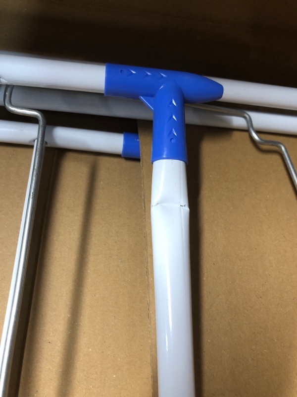 Photo 1 of **SIGNS OF LIGHT USE (SEE PHOTOS)**
Clothes Drying Rack, Gullwing Laundry Rack, Collapsible - Blue 68.9*23.6*42.5in