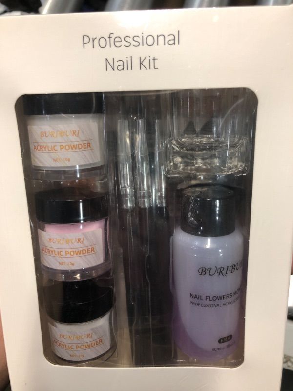 Photo 2 of **BUNDLE OF 2 (NON REFUNDABLE)**
BURIBURI Acrylic Nail Powder Gifts Set 11Pcs with Acrylic Nail Brush