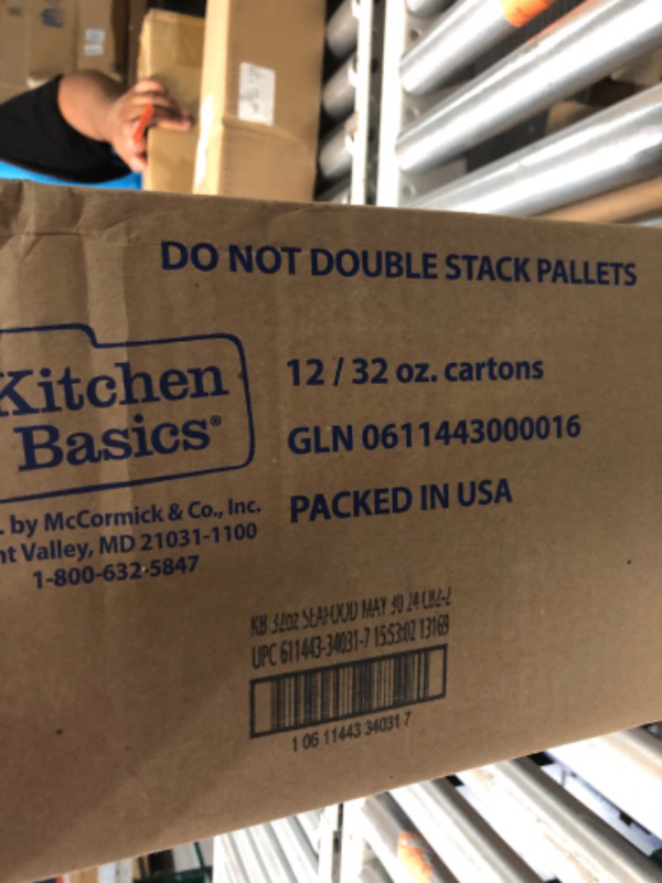 Photo 1 of **BEST BY MAY 30 2024 (NON REFUNDABLE)**
12 PACK Kitchen Basics Seafood Stock, Original - 32 oz