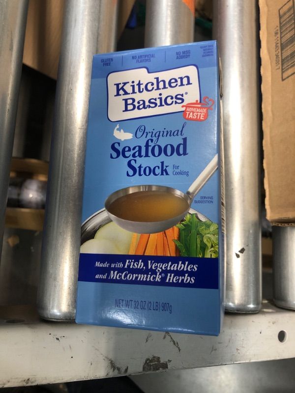 Photo 2 of **BEST BY MAY 30 2024 (NON REFUNDABLE)**
12 PACK Kitchen Basics Seafood Stock, Original - 32 oz