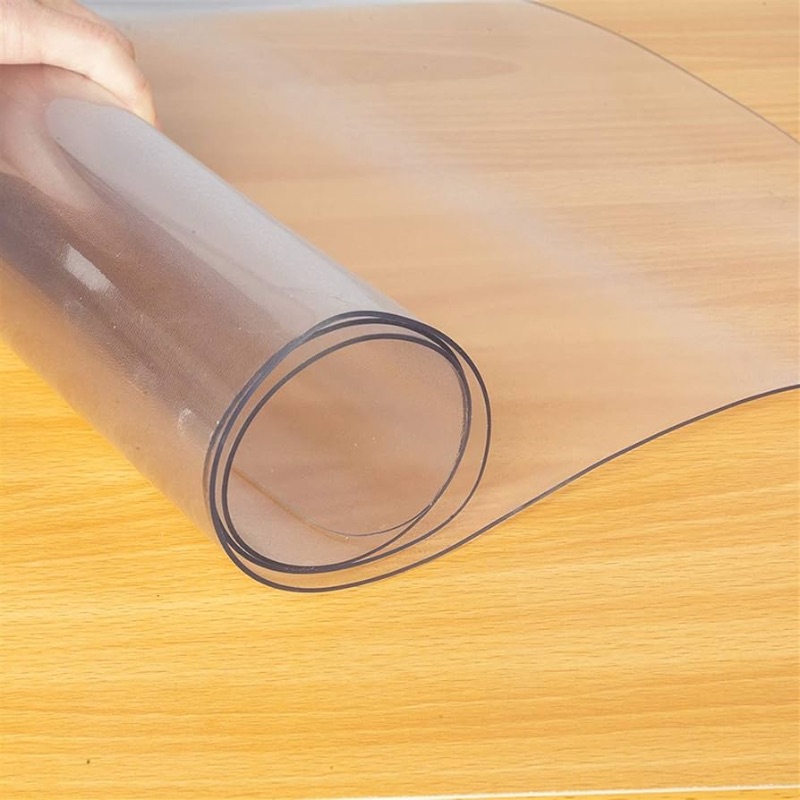 Photo 1 of Office Chair Mat for Hardwood Floor and Tile Floor Under Desk Mat for Rolling Chair Floor Protector PVC Transparent Mat Clear Hard Floor Chair Mats for Home Office (Ship from US) (A1)