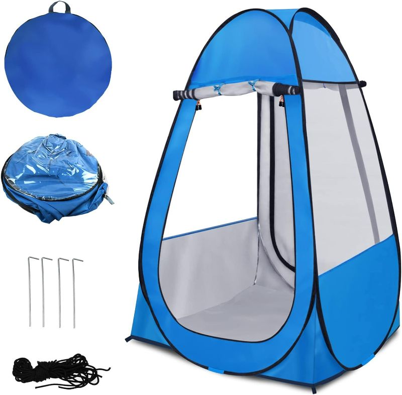Photo 1 of (NON-REFUNDABLE) Single Pop Up Tent Pods Sports Fishing, Clear Rainproof Windproof Beach Tent for Wind and Rain in Chilly Weather?Lightweight and Sturdy, Easy Set Up, Outdoor Foldable