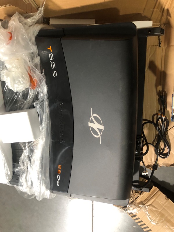 Photo 1 of ***DAMAGED - FRONT PART LOOSE AND BROKEN - UNABLE TO TEST - EXTRA LARGE***
NordicTrack T Series: Perfect Treadmills for Home Use, Walking or Running Treadmill with Incline, Bluetooth Enabled, 300 lbs User Capacity
